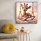 Fall Giraffe Swing 5D Diamond Painting Kit for Adults & Beginners – Full Round Drill Autumn Gem Art DIY Wall Decor 14x14 Inch Crystal Craft Set